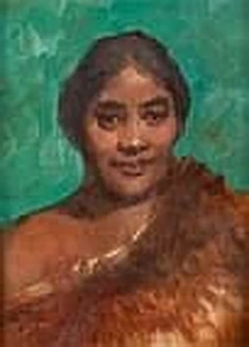 Ritratto di una ragazza Maori